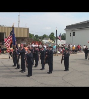 rose festival parade shot